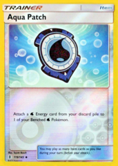 Aqua Patch - 119/145 - Uncommon - Reverse Holo